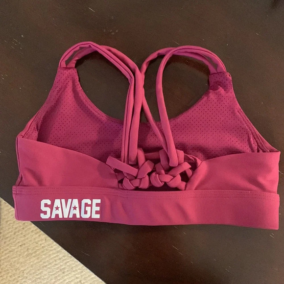 NWOT! Savage Barbell Bra with pads, SZ XS - Picture 2 of 3